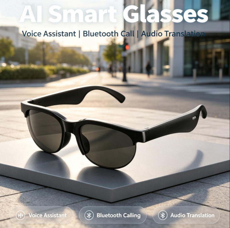 Smart Glasses Lens - نظارات بلوتوث ذكية، نظارات شمسية مستقطبة