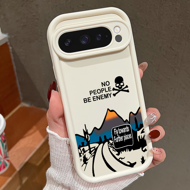 Google Pixel 9 Pro - غطاء هاتف بنمط الطريق الجبلي لهواتف