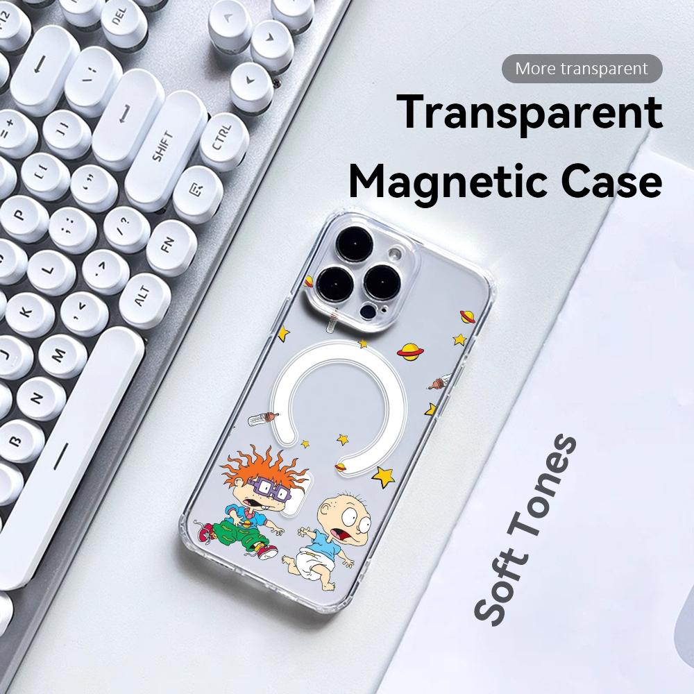 Apple Iphone 16 - جراب هاتف أنمي R-Rugrats r-Rugratg شفاف