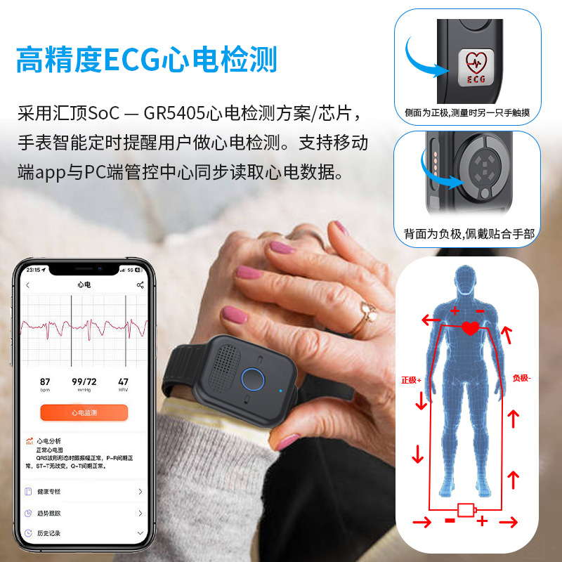 ساعة تحديد المواقع لكبار السن  - مراجعة Fall Detection Watch وسعره