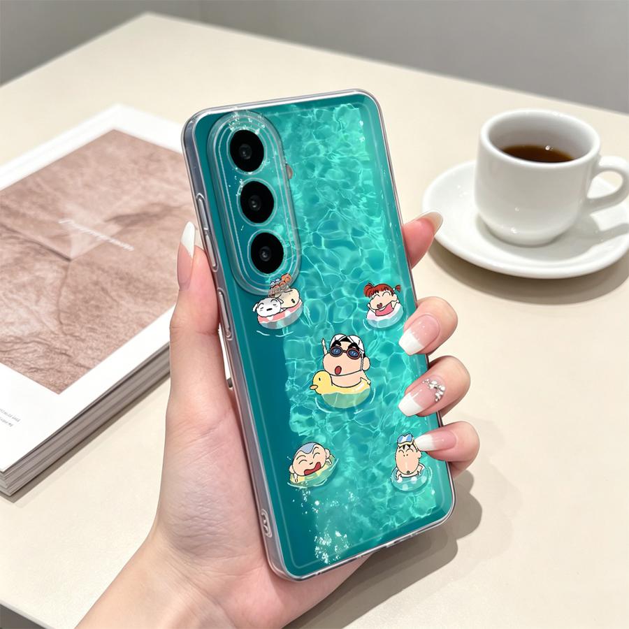 غطاء هاتف بتصميم صبي مع مظلة ص - مراجعة Samsung Galaxy A55 وسعره