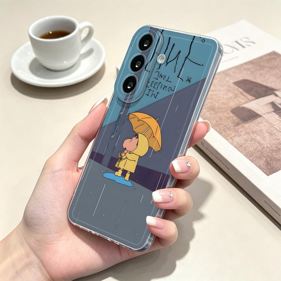 غطاء هاتف بتصميم صبي مع مظلة ص - مراجعة Samsung Galaxy A55 وسعره